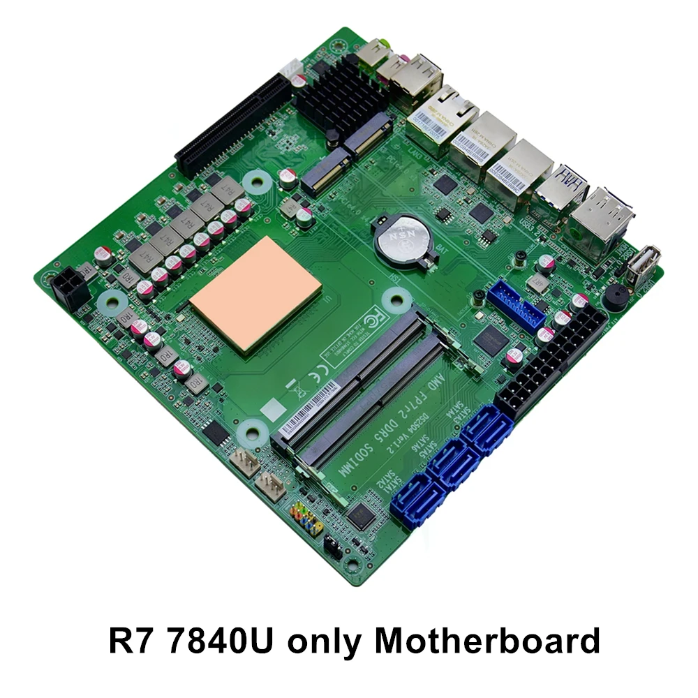 Topton 10G NAS Firewall Motherboard AMD Ryzen 7 8845HS PRO 6850U