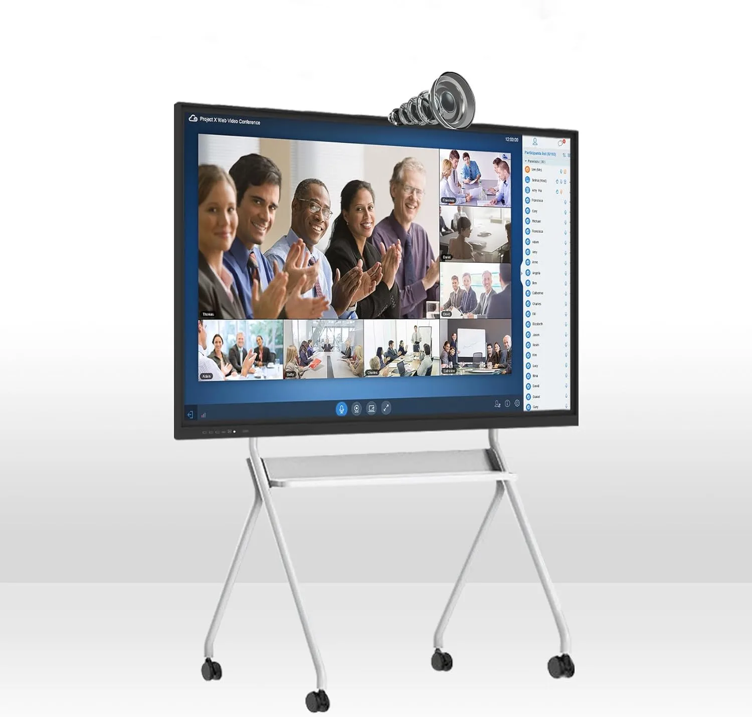 75 Inch All-In-One Touchscreen Digital Interactive Whiteboard Smart Electronic Whiteboard For E-Learning