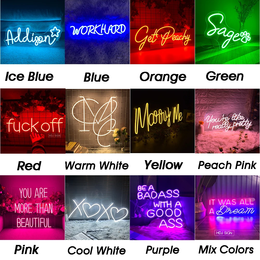 Good Vibes Only Neon Led Sign Custom LED Night Lights Sign USB Room Wall Decor Wedding Bedroom Decoration Signboard Neon Lamps