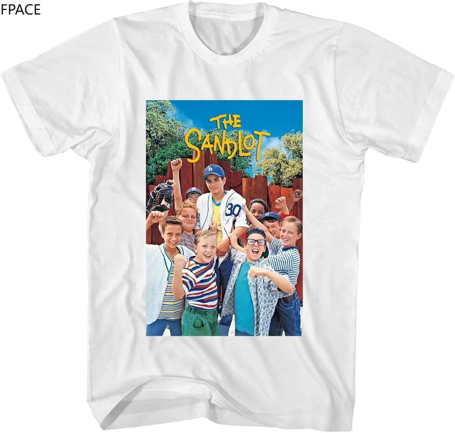 

The Sandlot Shirt Movie Poster t Shirts Men Women Kids Youth Boys Characters Tshirts Costume tee Shirt White Anime Clothes Stree