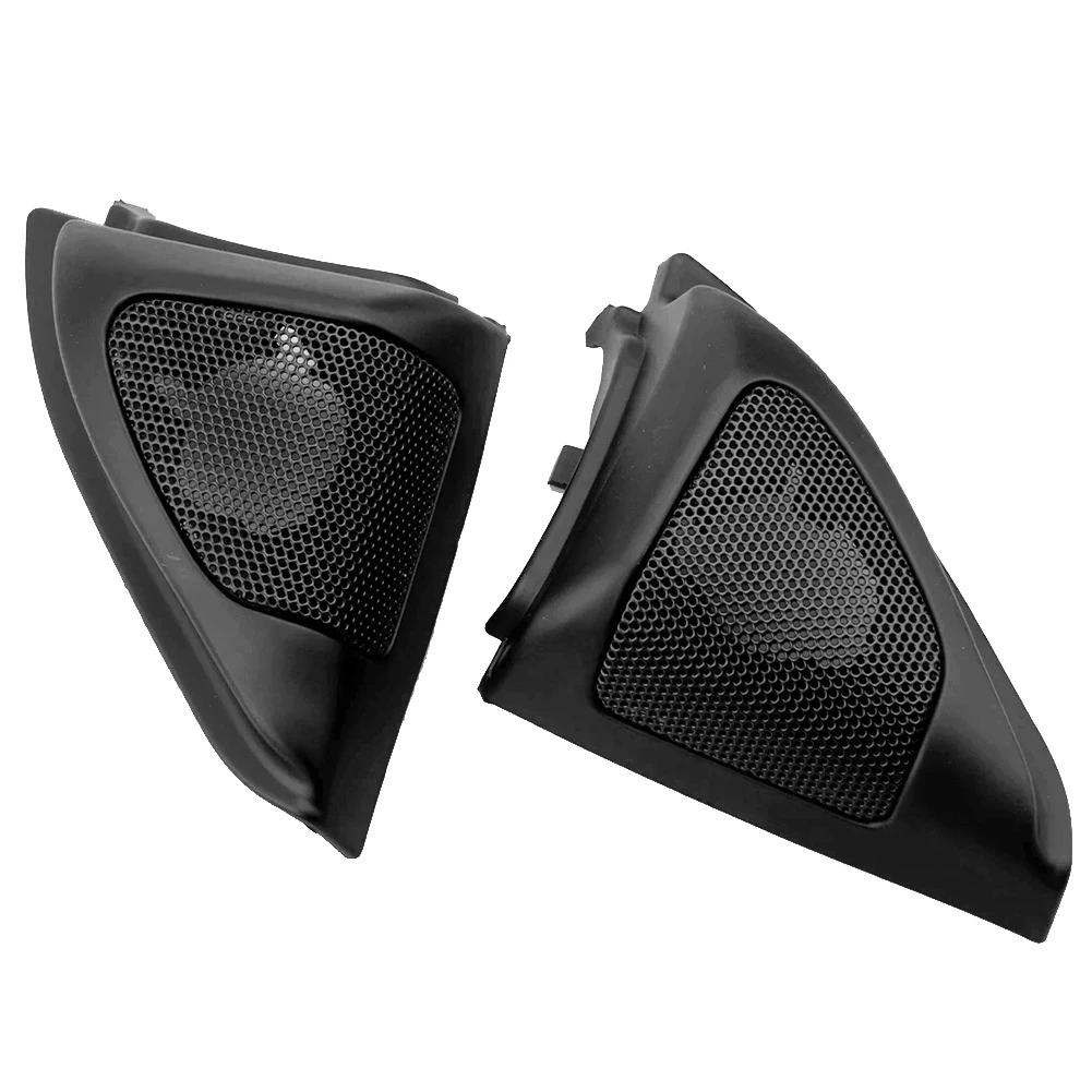 Car Door Panel Audio Horn Cover Tweeter Triangular Speaker Loudspeaker Cover Trim for Toyota Corolla 2003 2004 2005 2006