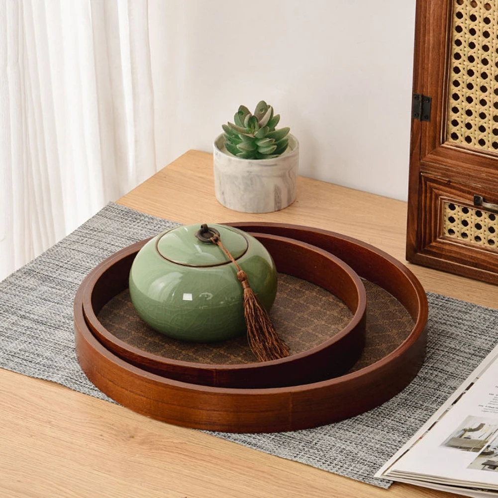 Round Vintage Tea Serving Plat - Desk Setup Design ulasan dan harga