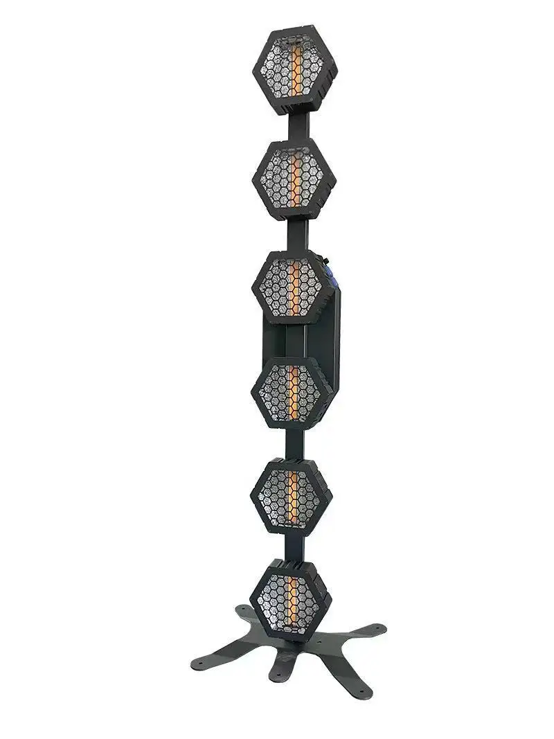 6x60W COB Retro Effect LED Hex Bar Retro Light for concerts, parties, weddings, nightclubs - view 4
