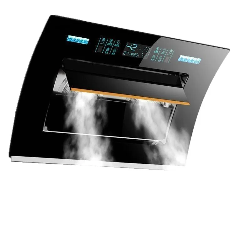 Range hood Dual motor large suction Household side suction wall-mounted intelligent somatosensory range hood