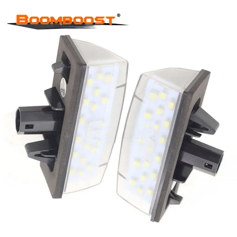1. 18‑3528SMD LED License Plate Lights 2Pcs Plug‑Play No OBC Error White Lamp For Toyota Prius Venza Matrix Lexus CT200H