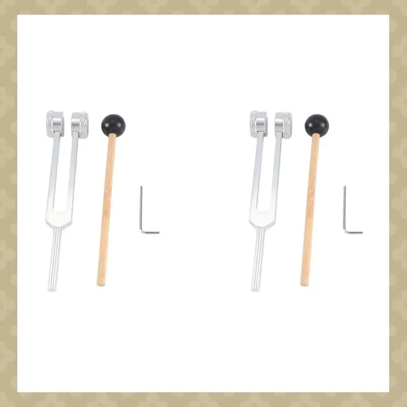 

Камертон ABST 2X174 Гц для заживления, ремонта, снятия стресса и заживления, музыкальный инструмент с силиконовым молотком, камертон