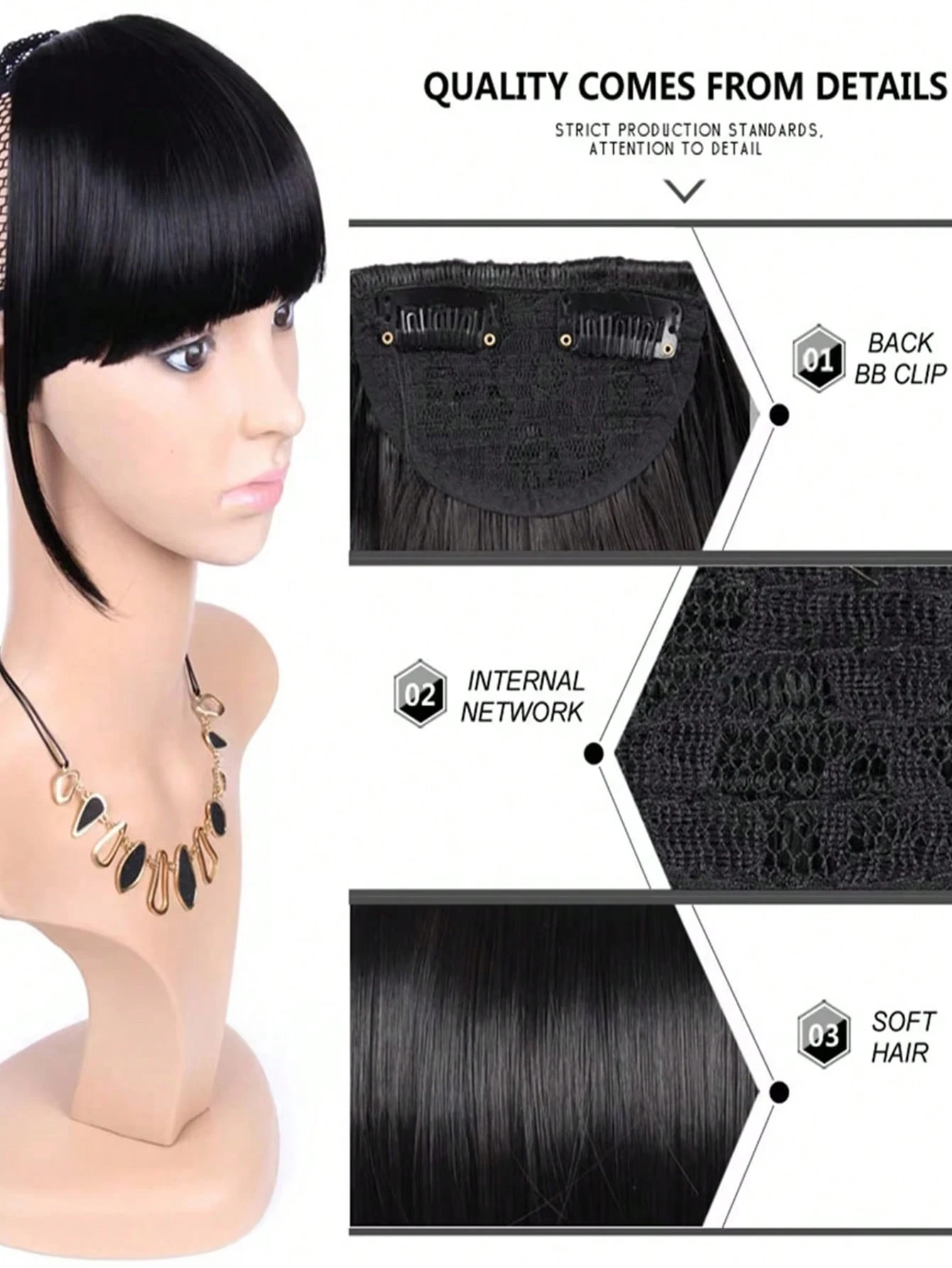 Thumbnail 4 - #87 Best Rated Clip-In Fringe Bangs to Buy in 2026