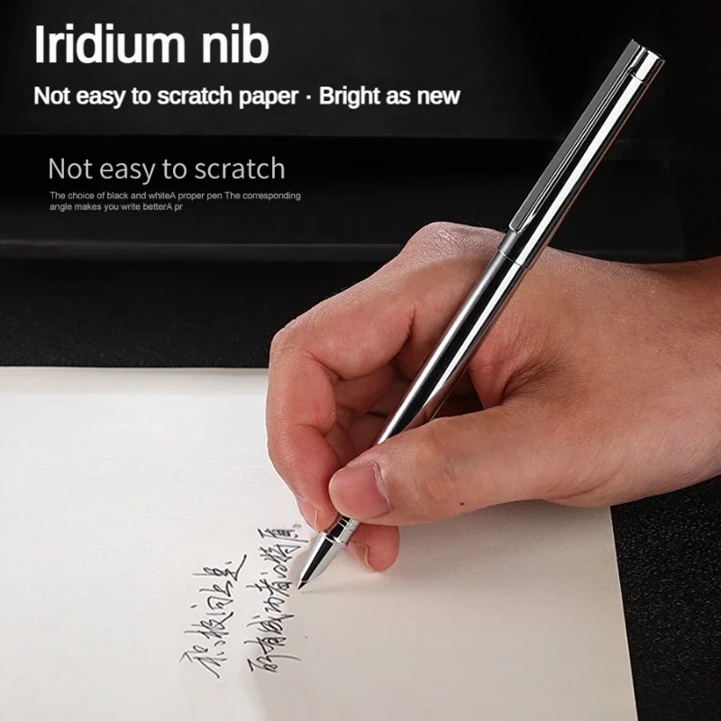 Jinhao-プラチナ万年筆、スチールファインペン先、金融オフィス学生学用品、インクペン、文房具、pk 9019、126