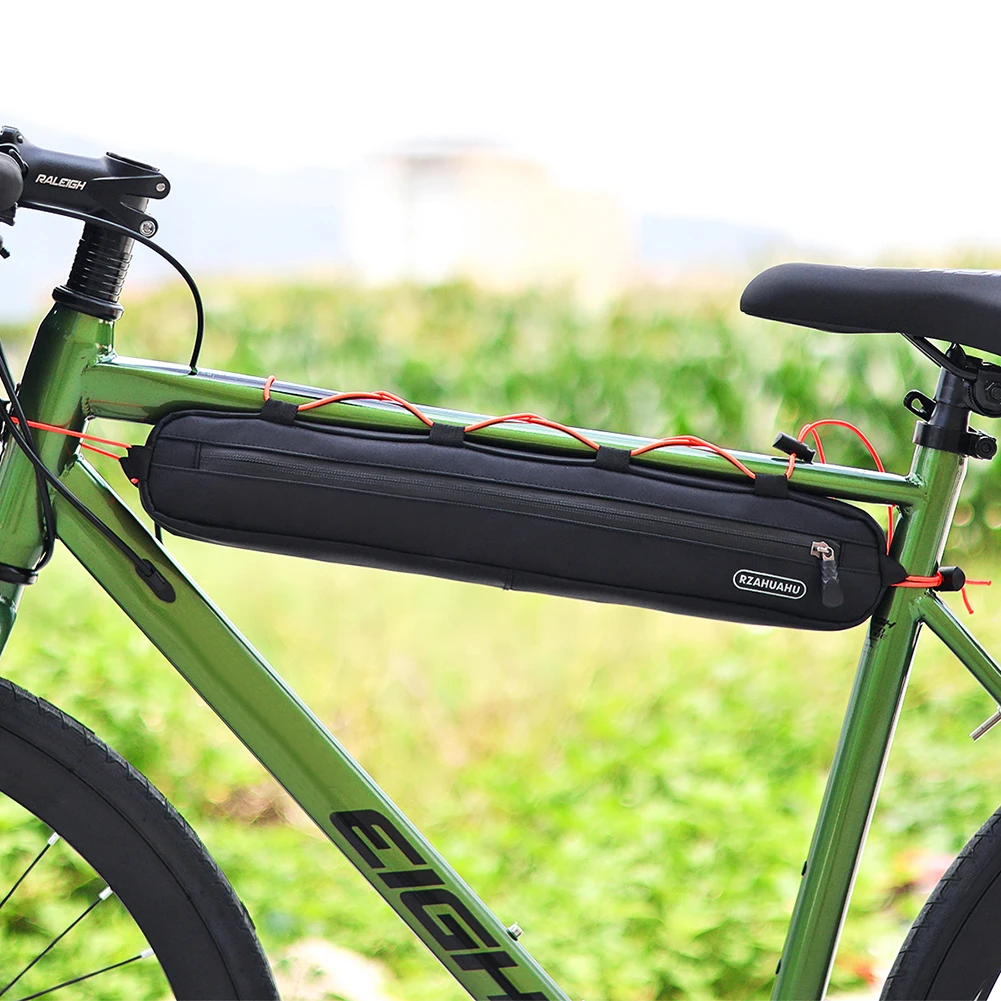 

Bicycle Front Tube Frame Bag Waterproof Bike Pouch Case Large Capacity Cycling Pannier Bag Easy Installation Cycling Accessories