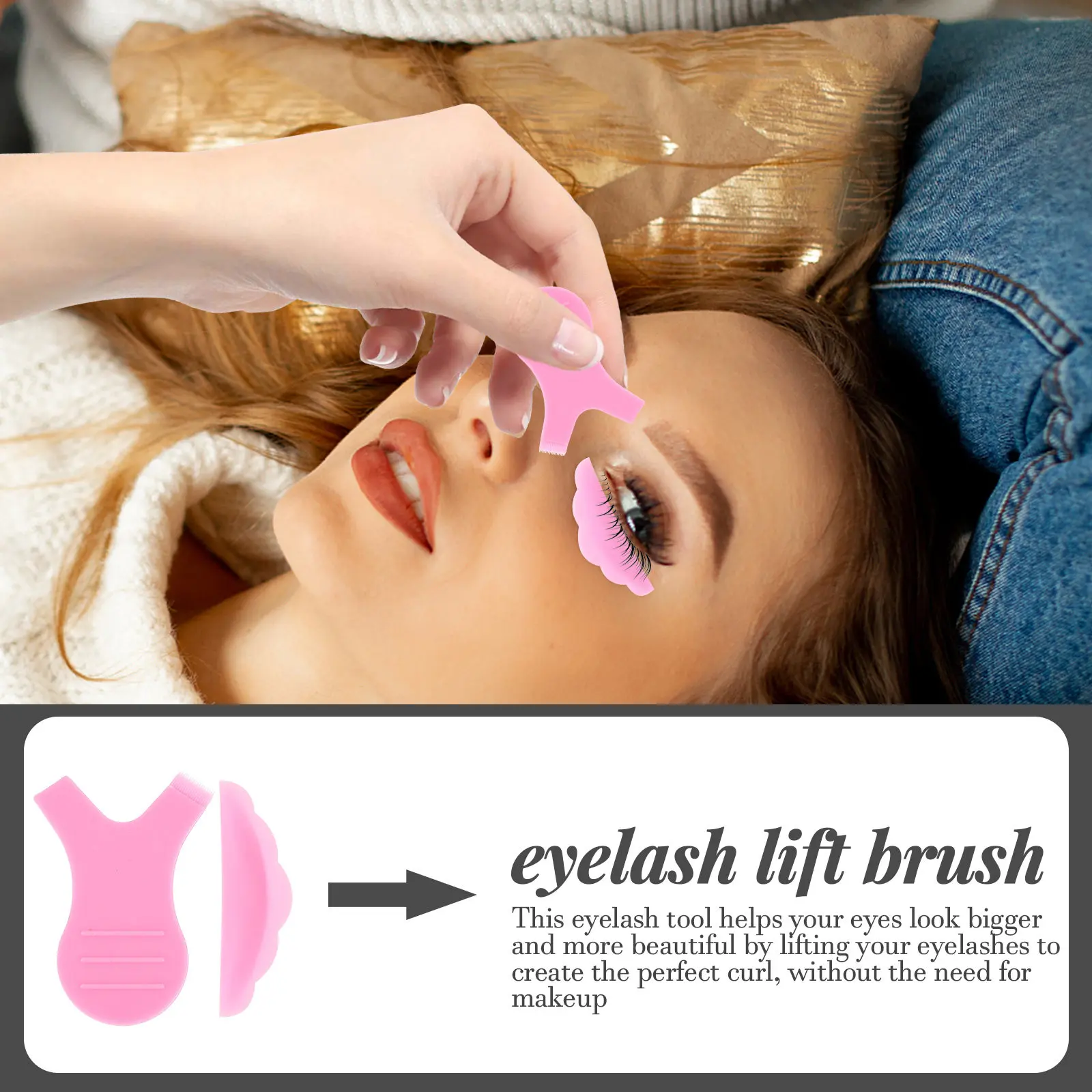 Eyelash Lift Kit Pads Lifting Tools Brushes Eyelash Extension Crafting Aid Durable Practical Convenient Lash Lift Tool