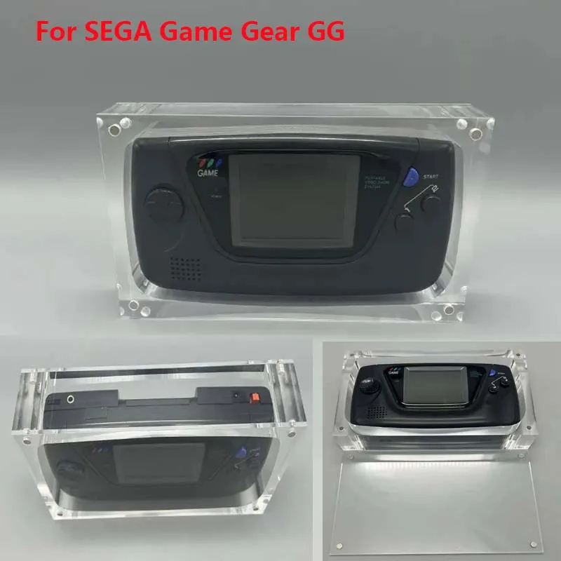 

High Transparency Acrylic Magnetic Cover Case Shell Console Storage Box For SEGA Game Gear GG