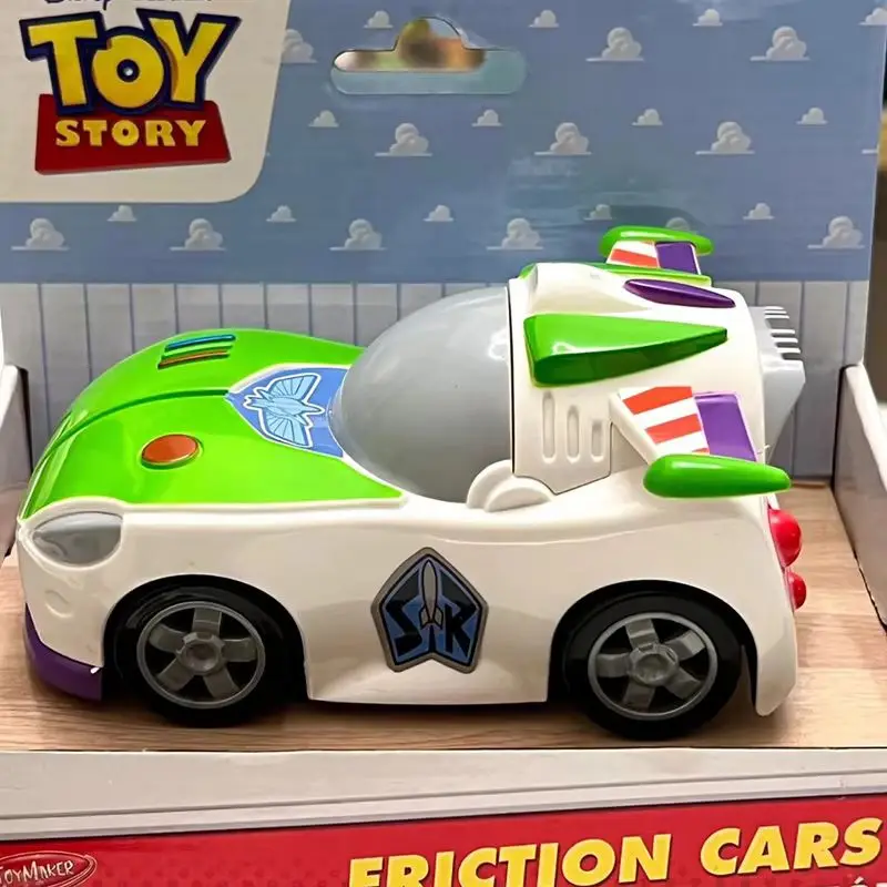 Toy Story-coche de juguete inercial para niños, juguetes Buzz Lightyear Woody Jessie Rex Alien, modelo de rueda libre, vehículos, regalo para niños, tema de dibujos animados