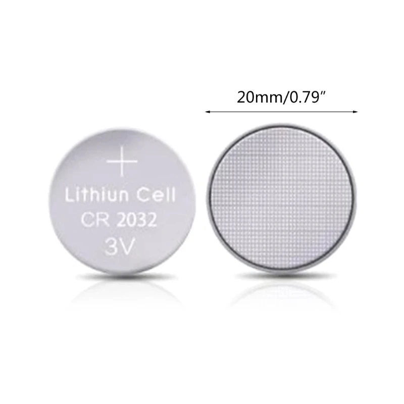 Pack of 5/10 CR2032 Battery Long Lasting High Capacity CR2032 3V Coin Button Cell Lithium Batteries for LED Light Toy