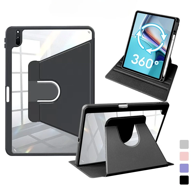 

Чехол из акрила с поворотом на 360° для Huawei MatePad SE 11 AGS6-W09 MatePad 11 2021 2023 с держателем для стилуса