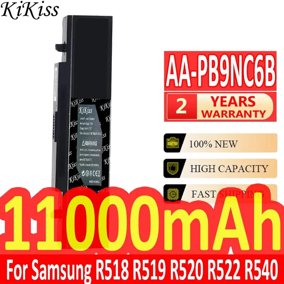 For Samsung R518 R519 R520 R522 R540 R580 R610 R620 R700 R425 R430 AA-PB9NC5B Fast Charging AA-PB9NC6B 11000mAh Laptop Battery