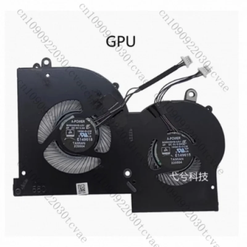 

BS5005HS-U3I/U3J CPU GPU Cooling Fans For MSI GS65 GS65VR MS-16Q4 P65 P75 GS75 17G1 16Q4-G-CW Notebook PC Cooler Radiator Fan