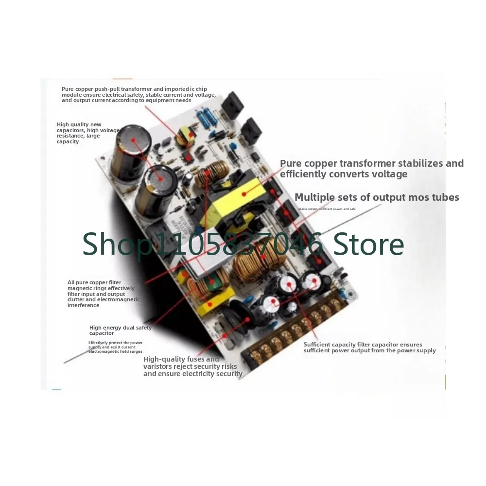 12V100A 1200W Server Switching Power Supply 220V to 12V Audio Amplifier