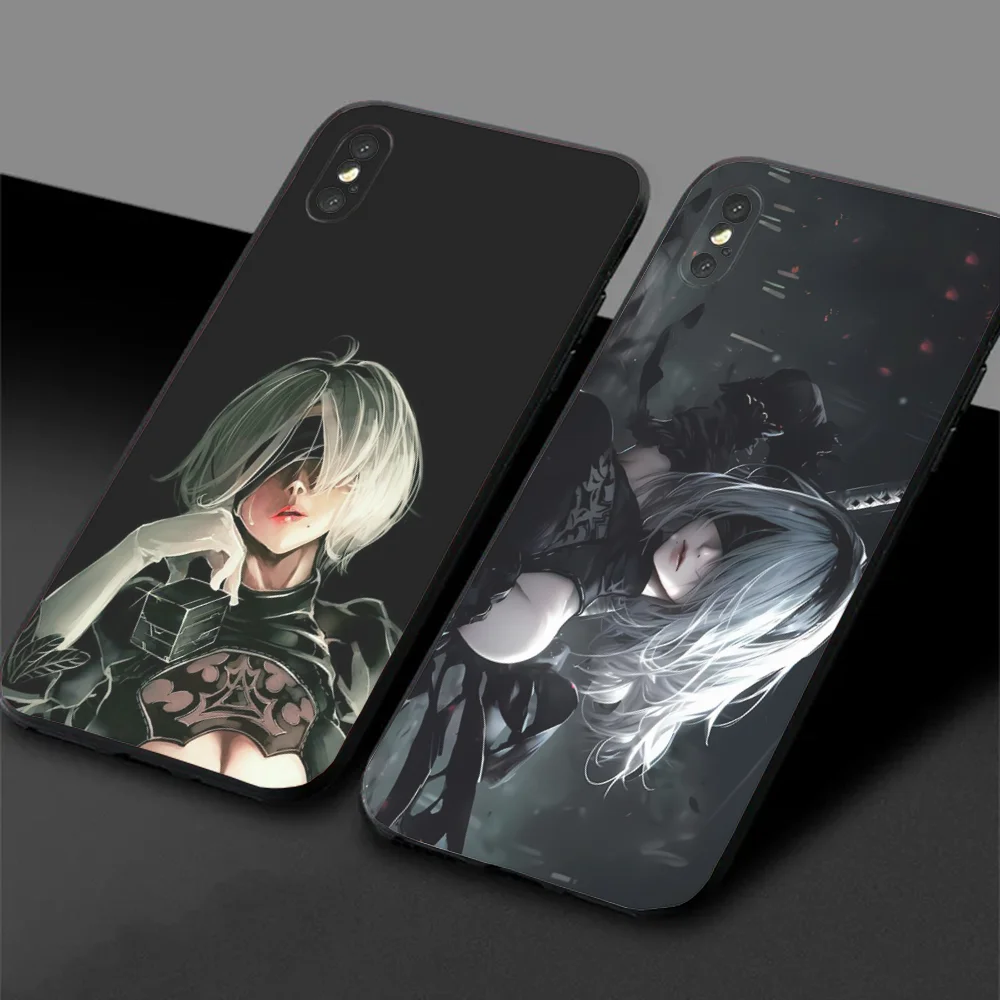 N-NieR A-Automata 2B Phone Case Phone Case for Samsung S24, 22,30, 20,10, 9,Note20 Ultra、Lite、Ultra、5G、Plus、FE