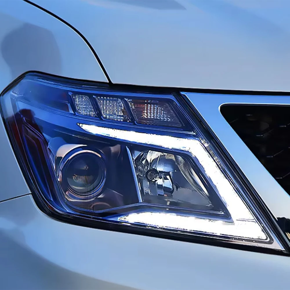 

For Nissan Patrol Tourle Y62 2012-2017 Car Lights LED Auto Headlights Front Lamps Assembly Upgrade High Configure Accessories