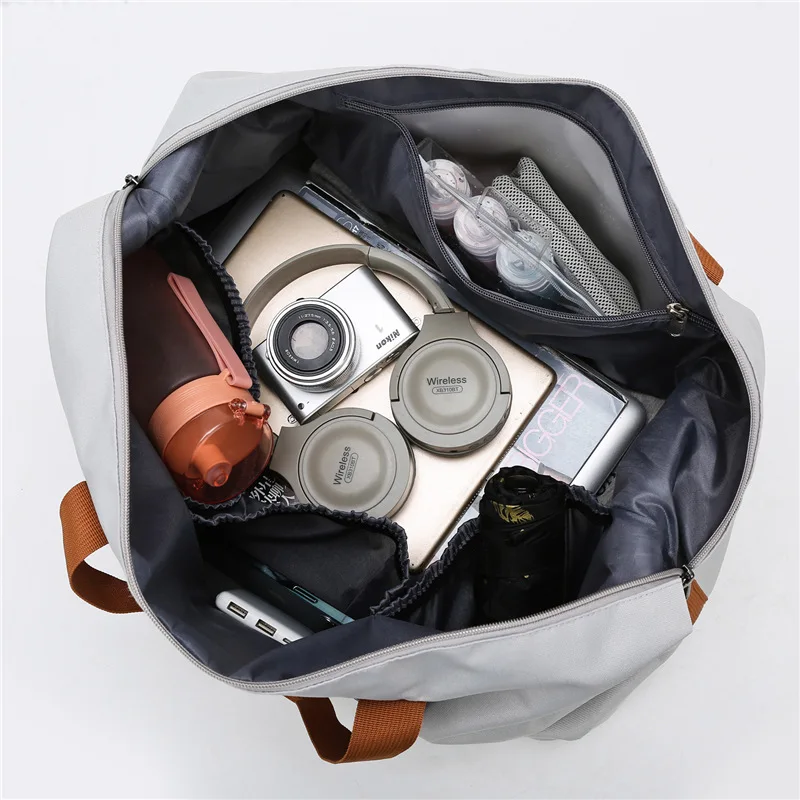Borsa da viaggio Uomo Donna Bagaglio a mano di grande capacità Separazione asciutta e bagnata Borsa da fitness sportiva Pacchetto da viaggio per brevi distanze