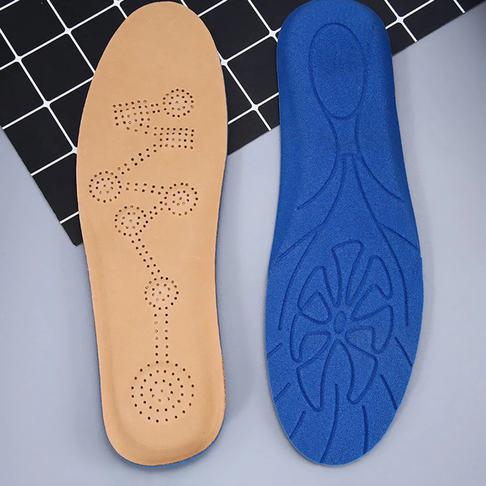 

1 Pair Magnetic Therapy Insoles Accupressure Massage Foot Care Breathable Sweat Absorbing Cuttable Fit All Sizes 45