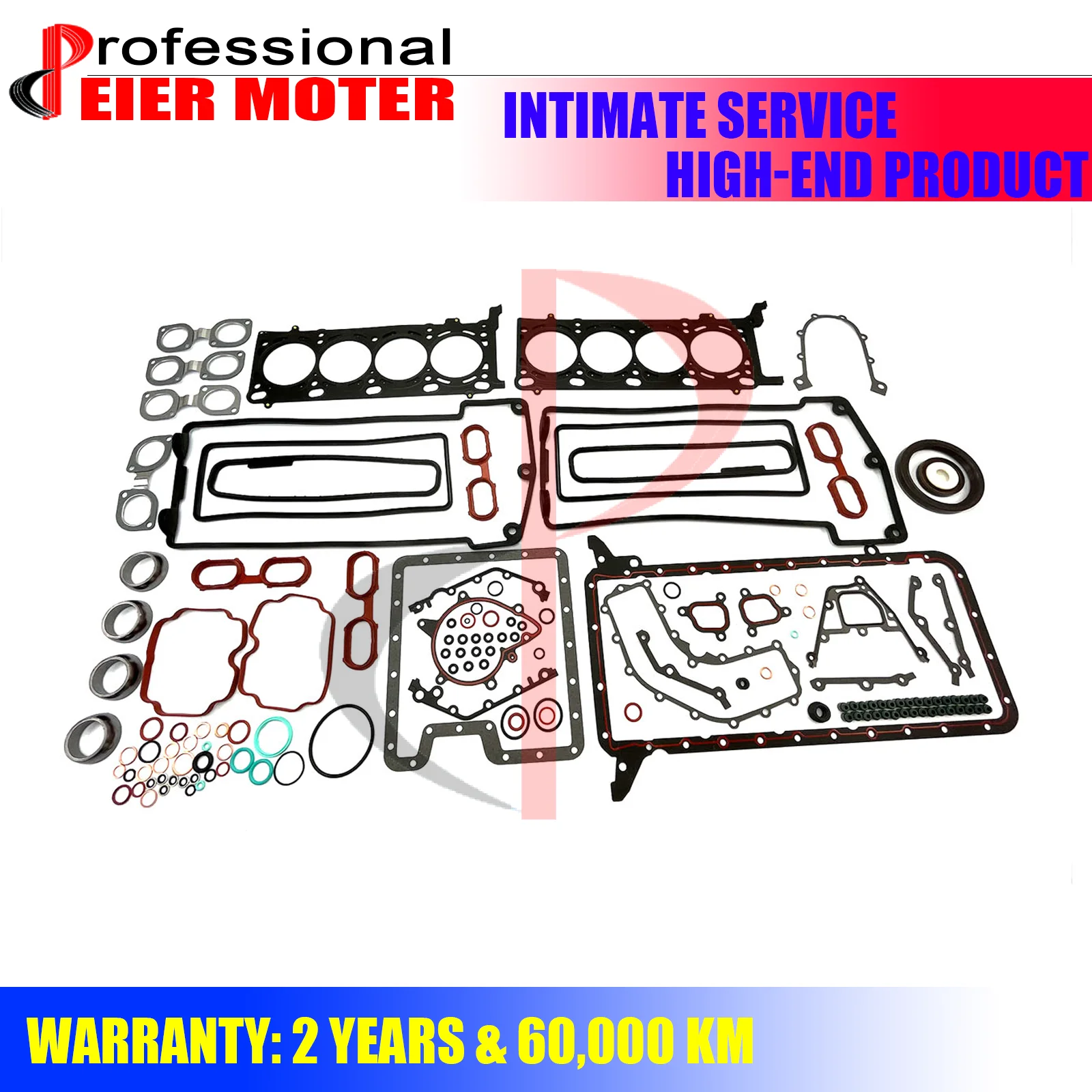 

Demier Engine Cylinder Full Gasket Kit for 00-03 BMW 540i E39 740 X5 E38 & 2003-2005 Land Rover Range Rover 4.4L V8 M62 M62B44