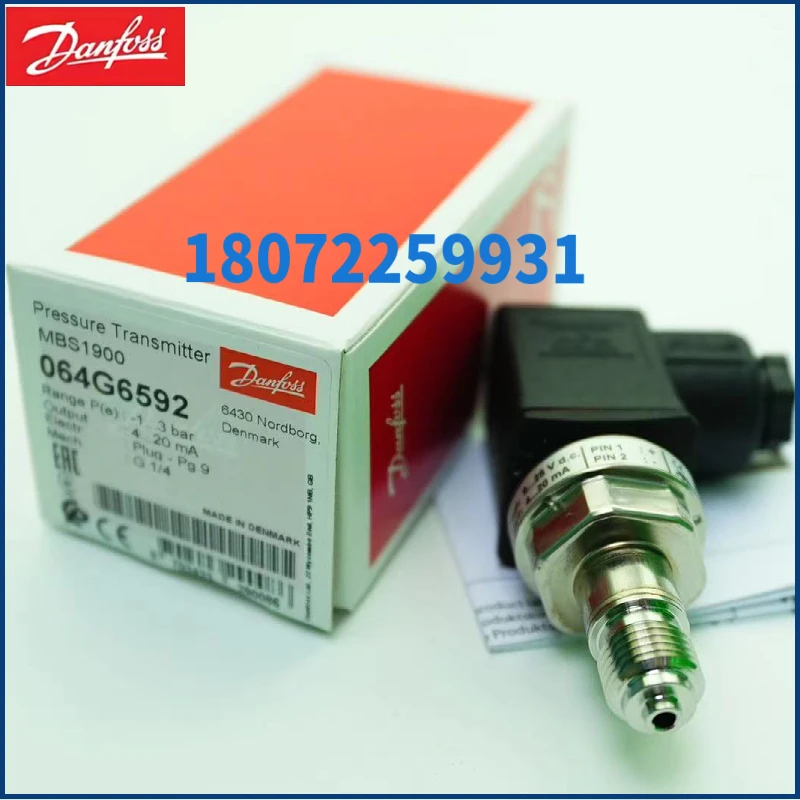 Оригинальный датчик давления серии MBS 1900 064G6571 Danfoss MBS1900