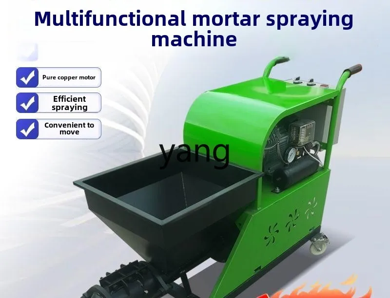 LTT cement mortar spraying machine Automatic gypsum putty powder wall plastering machine High power