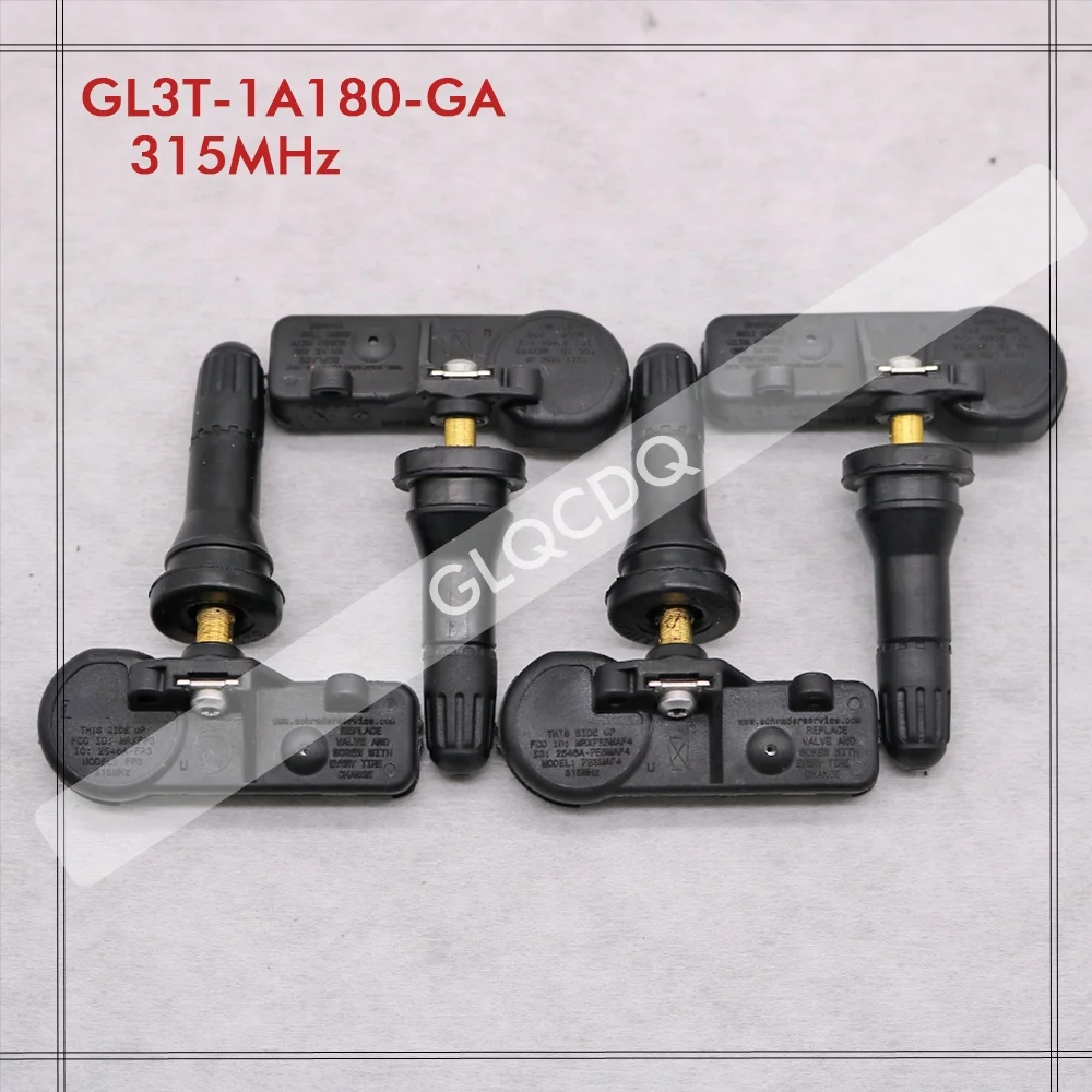 4X FOR 2019 2020 2021 2022 FORD RANGER 315MHz TIRE PRESSURE SENSOR TPMS TIRE AIR PRESSURE SENSOR GL3T-1A180-GA GL3T-1A180-GB