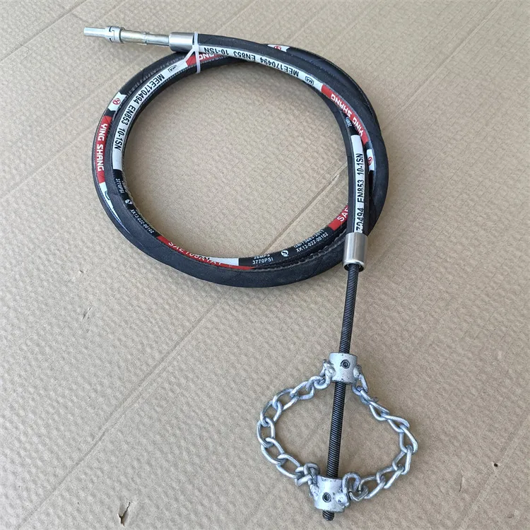 Shaft Drain Cleaner - Spring Coil Auger with ChainDrill Head for Pipe Unclogging & Grease RemovalRotary