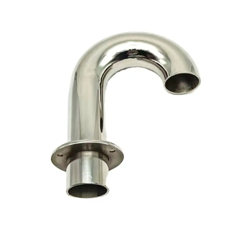 

A02Q-Gooseneck Pipe For Marine Cable Wire Tidy 35Mm Stainless Steel Boat Vent Pipe U Outlet Door Window Vent Tube Fitting