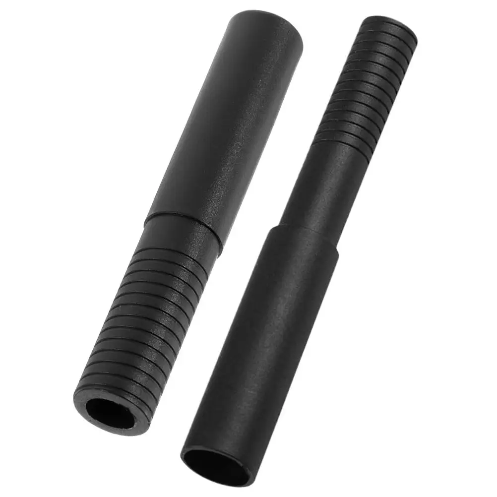 2 Pcs Golf Ball Club Extension Outdoor Golfs Extenders Replaceable Plastic Clubs Lengthen Extensions Black