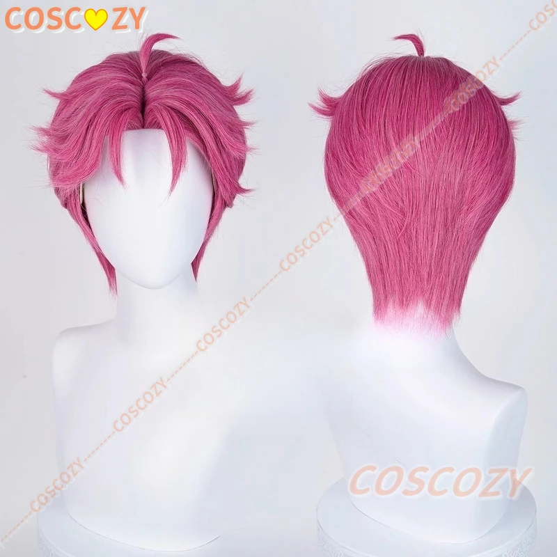 Kpop Demon Hunters Wig Saja Boys Abby Wig Men Short Hair Jinu Cosplay Wigs Free Wig Cap
