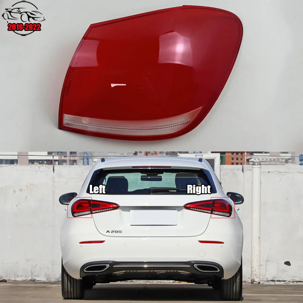 

For Mercedes-Benz A-CLASS W177 Hatchback 2019-2022 Rear Taillight Shell Brake lights Shell Replacement Auto Rear Shell Cover
