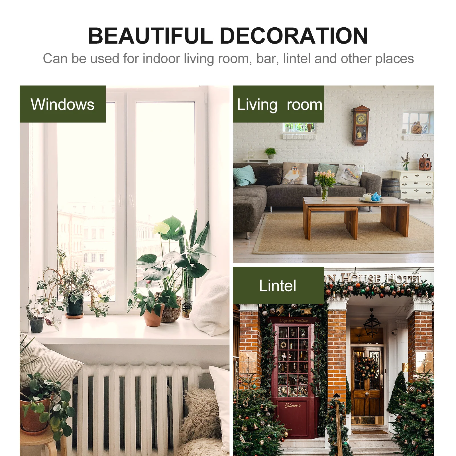 

1Pcs Eucalyptus Leaf Simulated Wreath Decorative Door Pendant Hanging for Living Room Bar Holiday Celebration Wreath Pendant