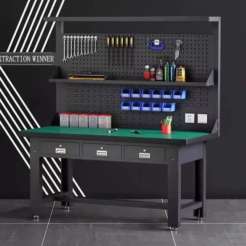 Thickened fitter electrician table inspection and maintenance console with hanging plate operation heavy anti-static workbench