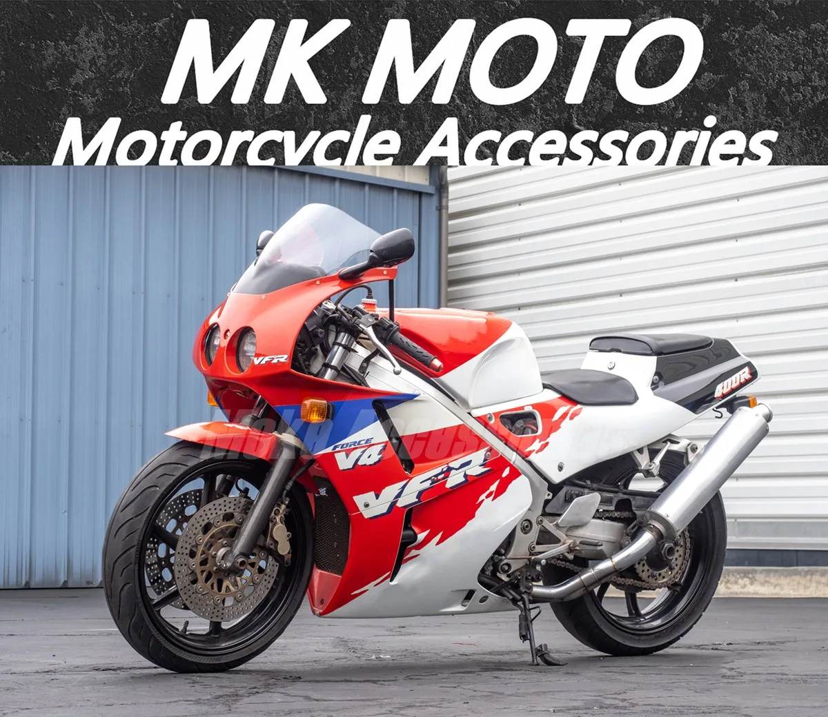 

Motorcycle Fairings Kit Fit For VFR400 NC30 1989 1990 V4 Bodywork Set High Quality Abs White Blue Red Blue