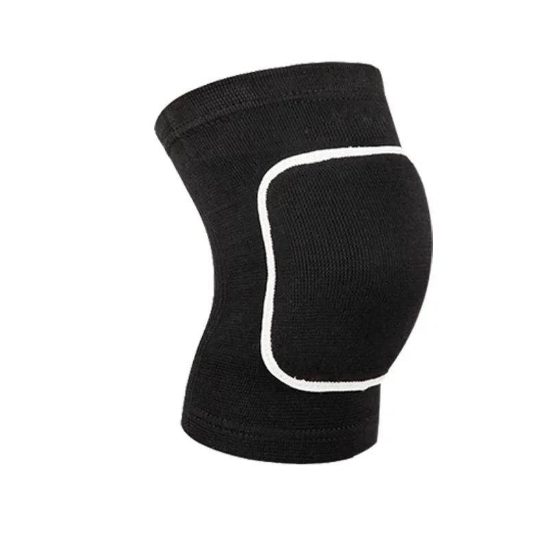 1pair Elbow&Knee Pads Knitted Thick Sport and Fitness Sponge Basketball Volleyball Crash Brace Pad Elbow Brace Protective Gear