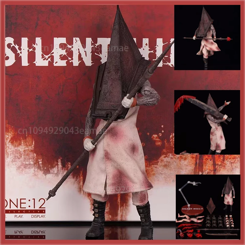 Новая фигурка красной пирамиды 20 см, Silent Hill 2 1/12, аниме-фигурка Gk, модель, статуя из ПВХ, коллекция кукол, декор для комнаты, настольные игрушки, подарок
