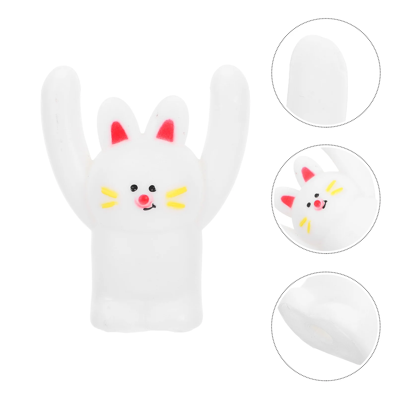 

6pcs Cartoon Rabbit Photo Holders For Desk Memo Clip Paper Card Holders Multifunctional Desktop Organizers Animal Design