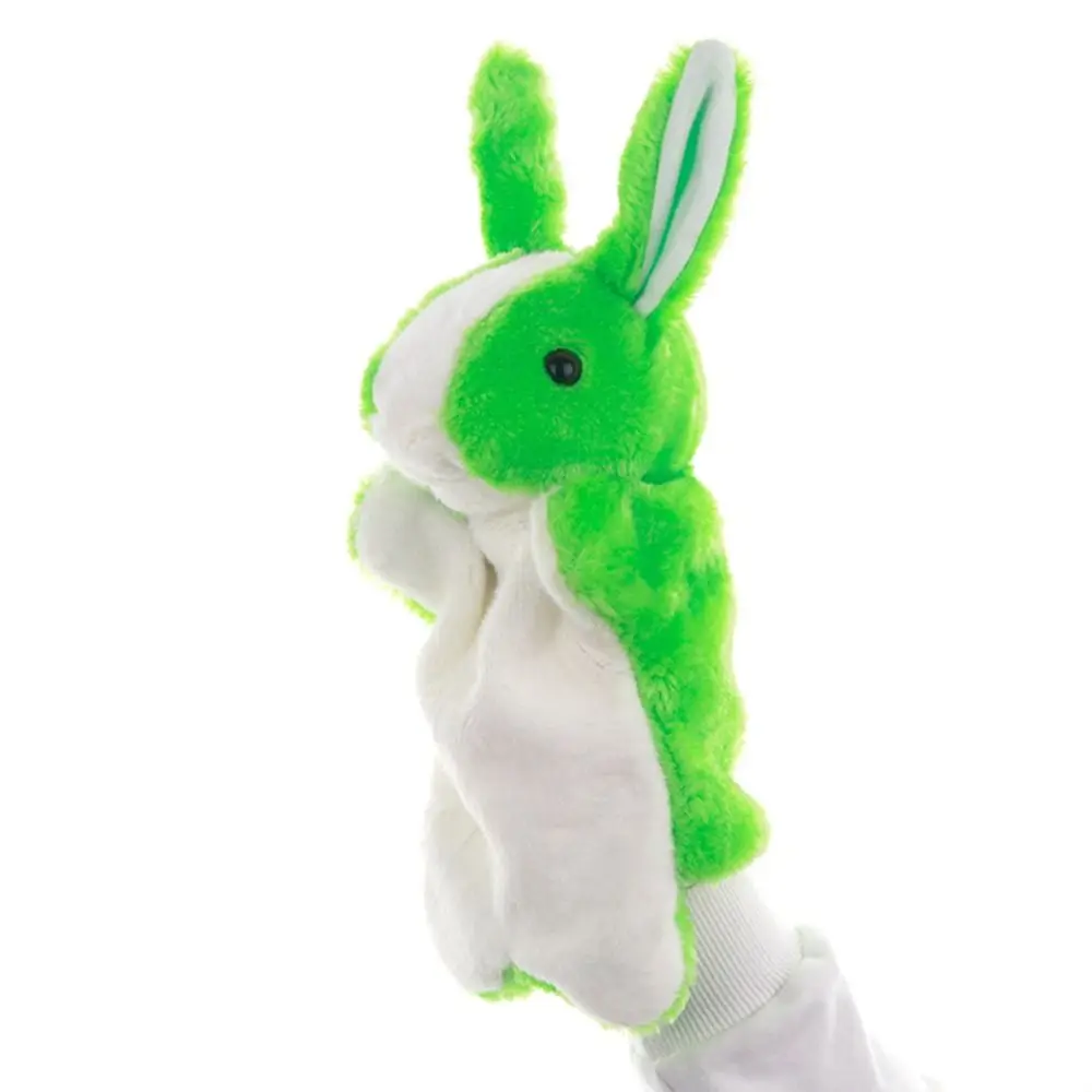 

Fashion Plush Rabbit Bunny Hand Puppet Soft Stuffed Animal Cartoon Finger Puppet Gifts
