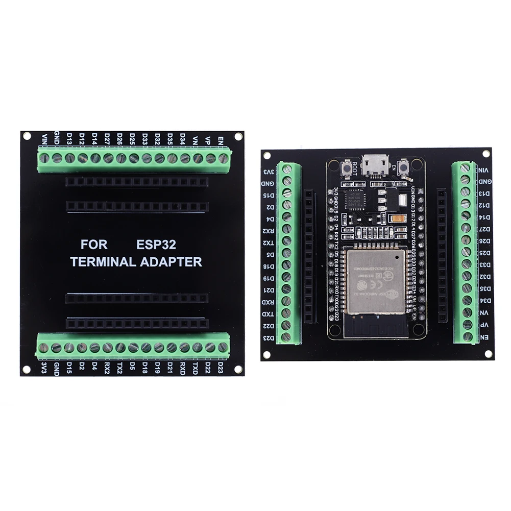 ESP32 Expansion Board CP2102 NodeMCU-32S Lua 30Pin GPIO 1 Into 2 Breakout Board GPIO WiFi Bluetooth-compatible Low Power Module