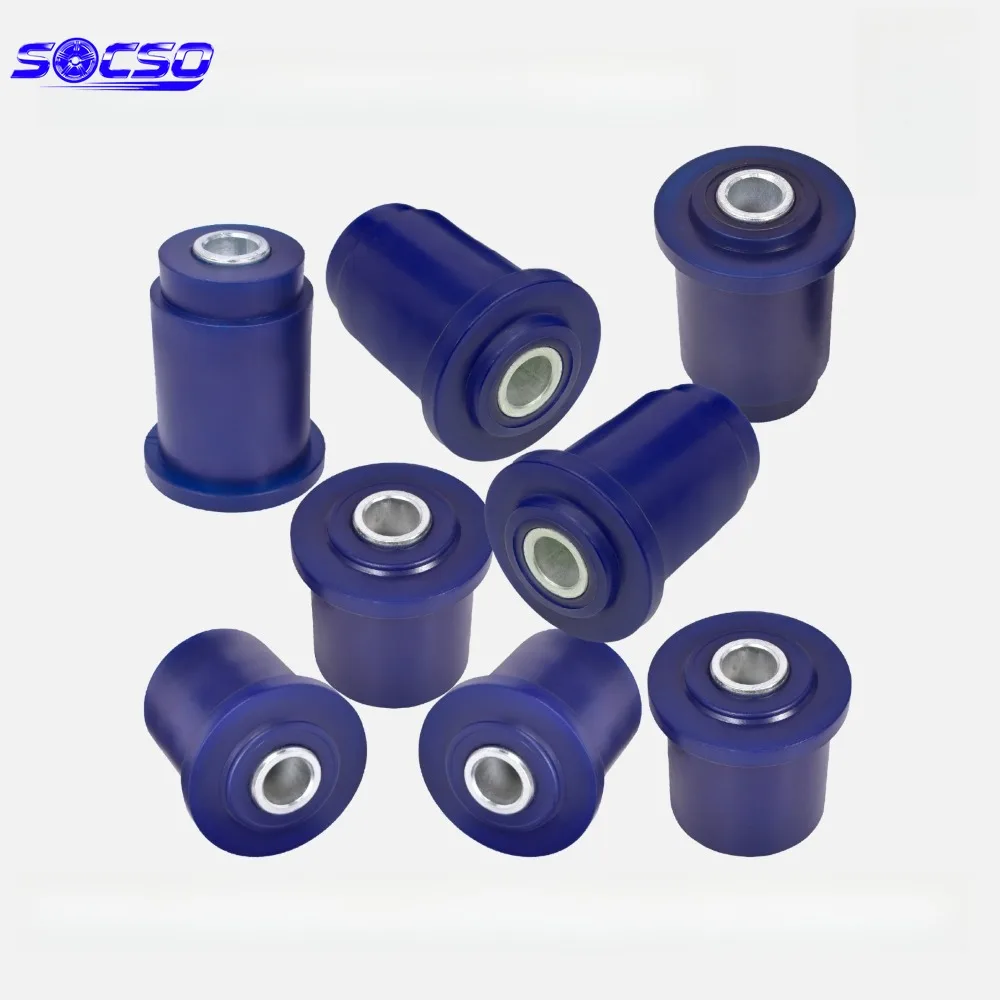 8pcs Front Control Arm Poly Bushing Kit For Nissan Frontier Pathfinder Armada INFINITI QX80 54524ZR00A 54525ZR00A