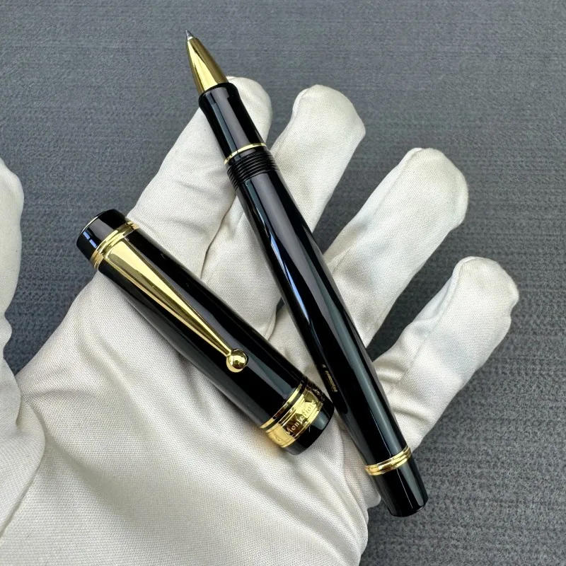 

Montefiore All Metal Bead Ball Pen Signature Writing Business Schmidt Black 0.7mm Pen Core Luxury School Supplies Stationary