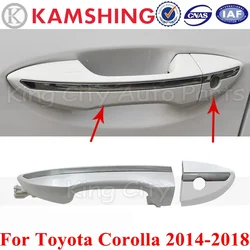 CAPQX Car Accessories Outer door Pull Outside Handle Exterior Handle door knob For Toyota Corolla 2014 2015 2016 2017 2018
