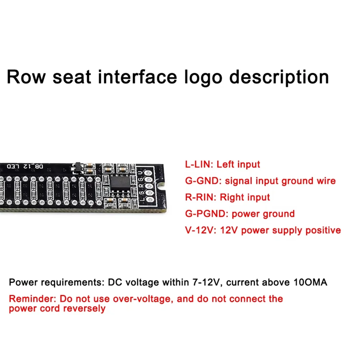 NEW!! Dual 12 Level Audio Indicator LED Light VU Meter Stereo Amplifier Board Adjustable Light Speed Board with AGC Mode DIY