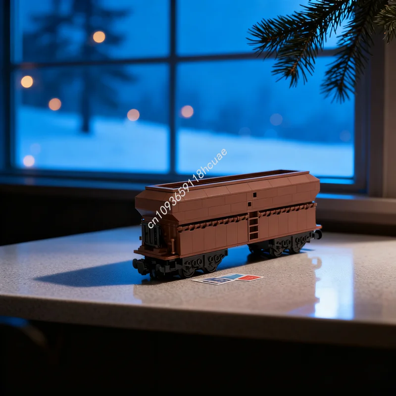 

455pcs MOC Ore Hopper Fals City Trainsed Model Building Blocks Christmas Gifts Construction DIY Toys Creative Brick Birthday