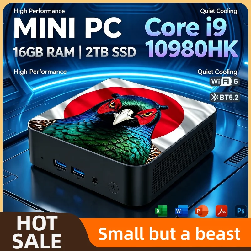 インテル-core-i9-10980hk-ミニpc-16gb-ram-1tb-2tb-ssd-m2-低消費電力-nvme-wifi-6-bt52-デスクトップコンピューター-プロユニット-プライム