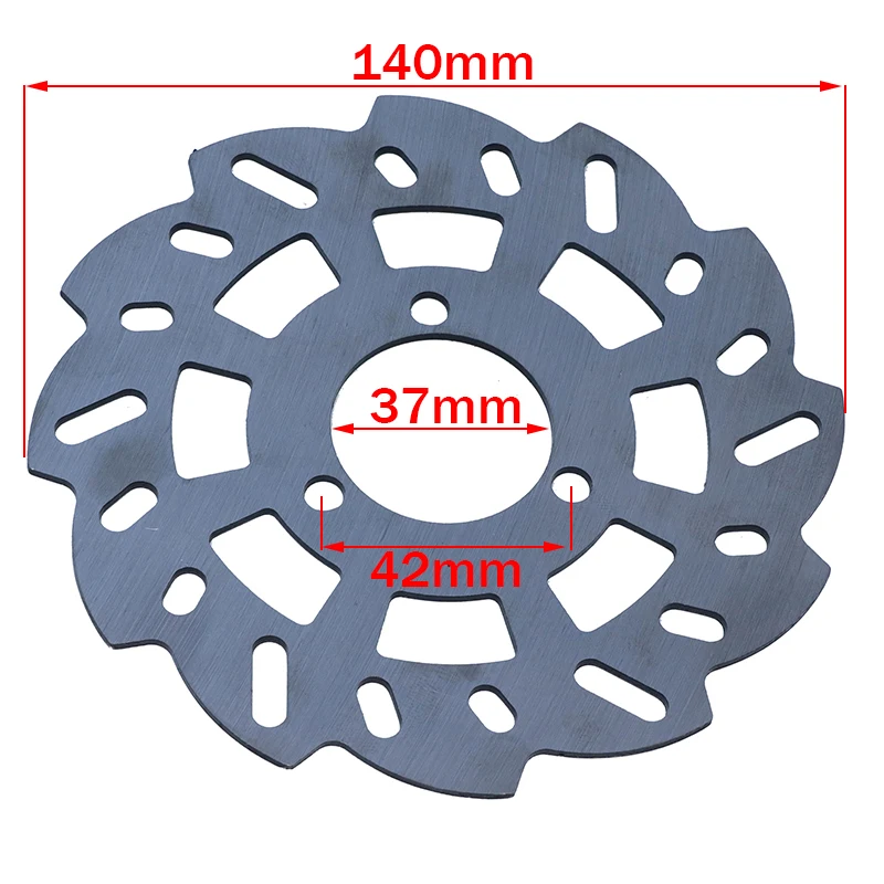 3 Hole 140mm Brake Disc Rotor Pad for 49cc Mini Pocket Dirt Pit Bike Electric Scooter E-scooter Parts