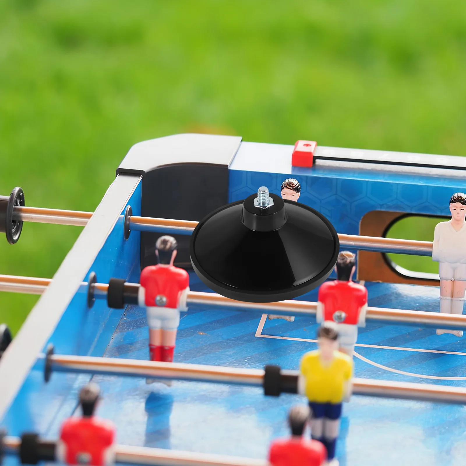 

Table Leg Protectors for Foosball Tables Heavy Duty Adjustable Feet with Rubber Metal Base Floor Protector Pads for Furniture